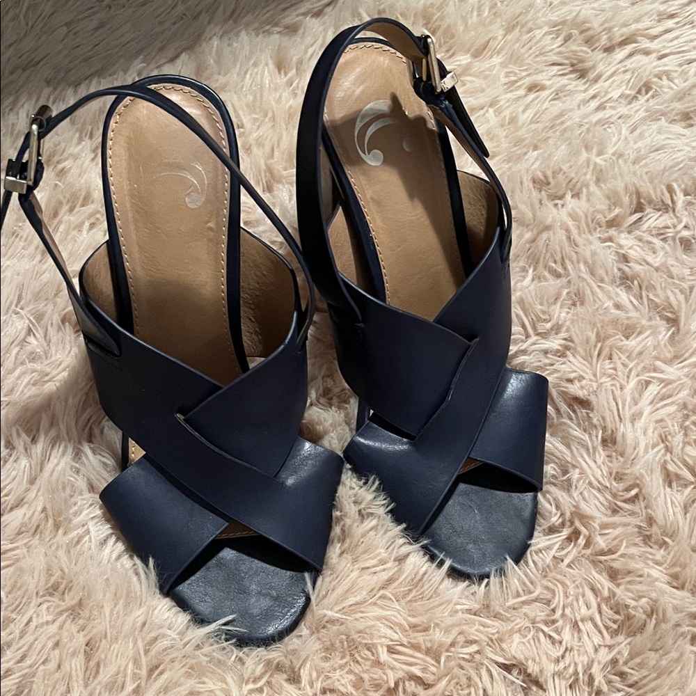 Elegant Navy Women's Sandals